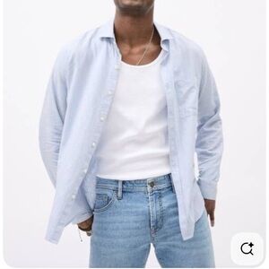 RW&CO. Linen Button Up Shirt Men’s Size XL